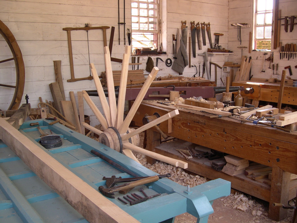 Williamsburg - Workroom of the Carriage House