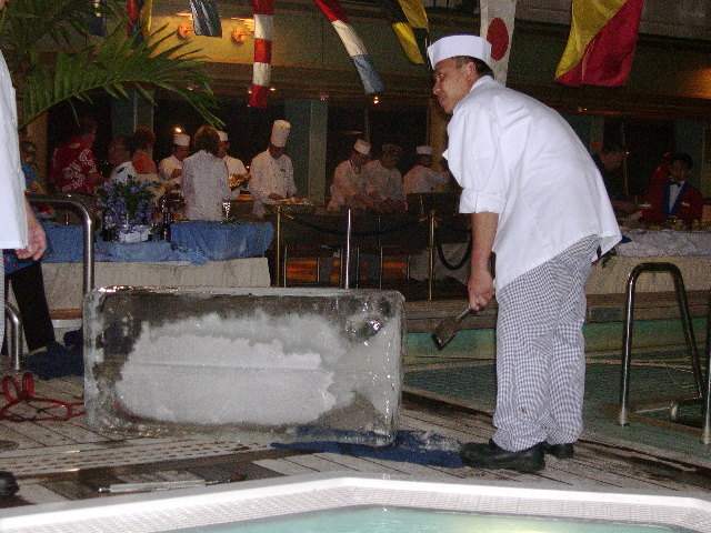 Ice Sculpture Demonstration