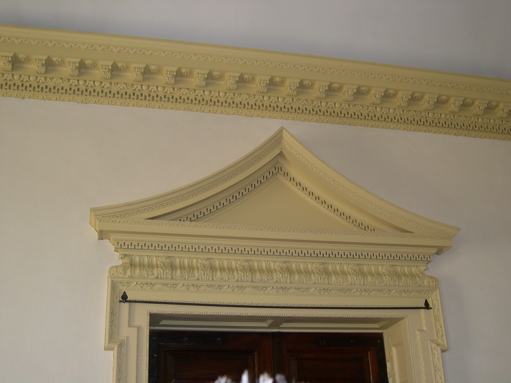 Williamsburg - Dental Moldings in Dining Room of Governor's Palace