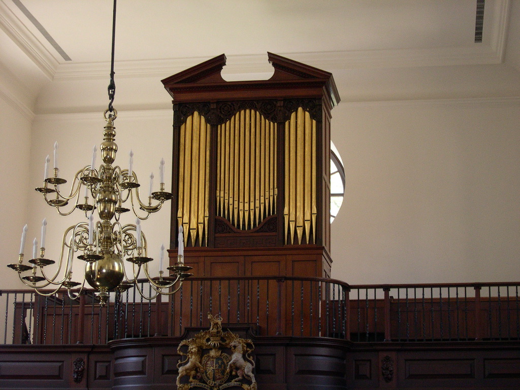 Williamsburg - Organ Pipes in the William and Mary Chapel